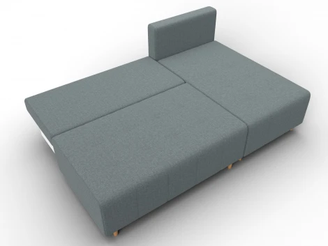 Диван угловой Лига-102 угол универсальный (ДСП,Брус,Фанера,Рогожка/Серый) Лига Диванов 134797