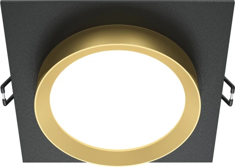 Встраиваемый светильник Hoop GX53 1x15Вт Maytoni Technical DL086-GX53-SQ-BG (220V, круглые)