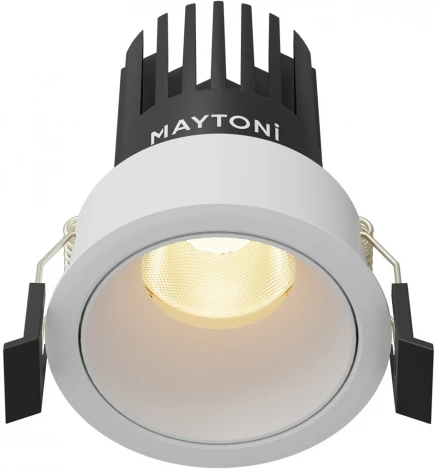 Встраиваемый светильник Maytoni Dip DL115-10W-2.7K-W (LED, 220V, круглые)