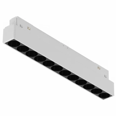 Трековый магнитный светильник 48V iLedex Vision48/22 4822-002-L235-12W-38DG-3000K-WH