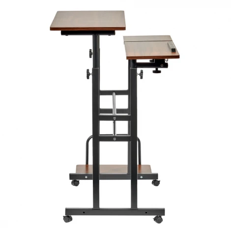 Стол многофункциональный Shuttle 80х58х80-130см, светлое дерево, белый