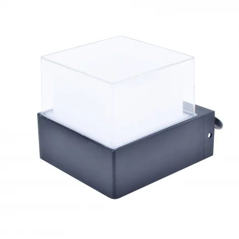 Настенный уличный светильник 4000K Uniel ULU-P25A-5W/4000K IP65 BLACK