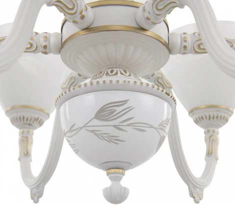 Подвесная люстра Arte Milano AM341837 341837/6 WT+G (220V, на цепи)