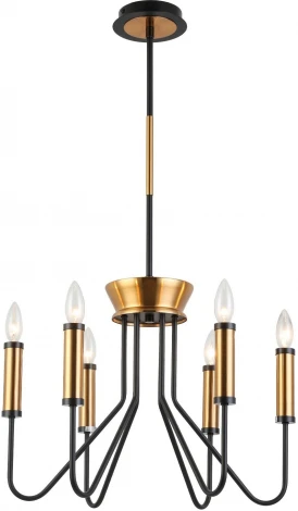 Потолочная люстра на штанге Alfa Light F1124-20 (220V, свеча)