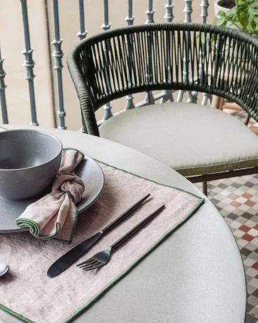 Стол уличный La Forma (ex Julia Grup) Itai (Серый/ Цемент,Железо)