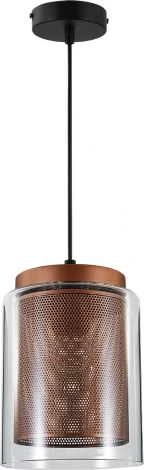 Подвесной светильник (10023/1P Brass) Indigo Alleanza V000505 (220V, на проводе, круглые)