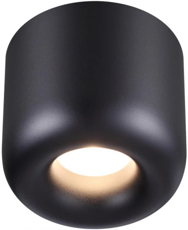 Накладной светильник влагозащищённый Novotech Lisse 359440 черный IP44 LED 10W 220V 3000K (круглые)