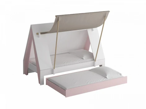 Кровать Campi ОГОГО 340932 (розовый)