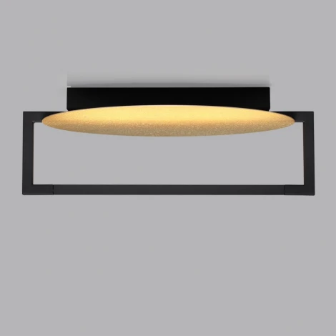 Настенно-потолочный светильник Odeon Light Next 7016/15WL золотой ice crack/металл/акрил LED поворотный на 360 1*15W LUNAR (220V)