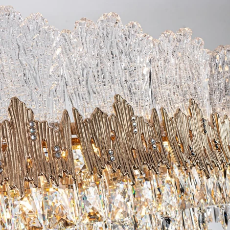 Подвесная люстра хрустальная Modelux MODELUX ML.9507.800 GD