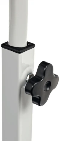 Стол многофункциональный на колесах, 60x40 см, «РОЛЛ», 2 ножки, регул.высота, мдф, металл, св. дерево, белый Bradex Home РОЛЛ TD 0730