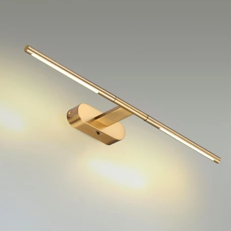 Подсветка для картин Odeon Light Aledo 6635/7WL HIGHTECH металл/античная бронза/акрил IP20 LED 7W 3000K/4000K/6000K 220V (выключатель)