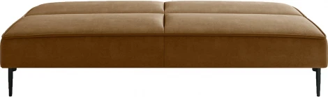 Este диван-кровать трехместный, прямой, без подлокотников, велюр коричневый Velutto 23 Top Concept арт.22309