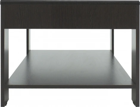 Стол журнальный BeautyStyle 26 венге/стекло черное Mebelik арт.001064