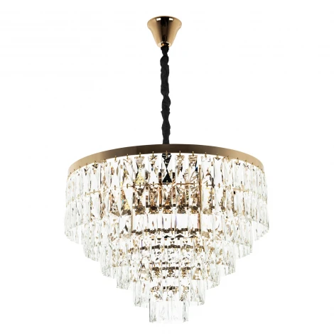 Подвесная люстра хрустальная Modelux MODELUX ML.844.12 GD