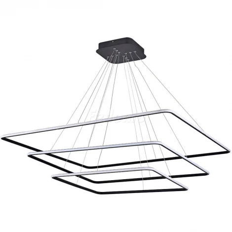 Люстра подвесная светодиодная Donolux, 3 плафона, 160W, черный с белым