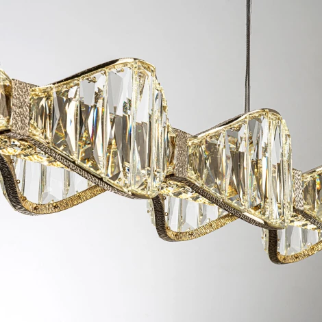 Подвесная люстра светодиодная хрустальная Modelux MODELUX ML.785.1120 CP