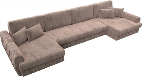 Диван П-образный Лига-057 НПБ Лонг Лига Диванов (Велюр) арт.129333