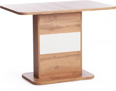 Стол обеденный SMART ЛДСП, 105-140х68,6х75 см, Дуб вотан/Белый Tetchair 18991