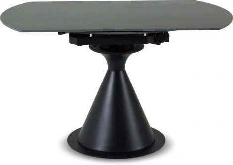 Раскладной обеденный стол Pion ОГОГО Обстановочка! (Керамика/Черный) арт.926791