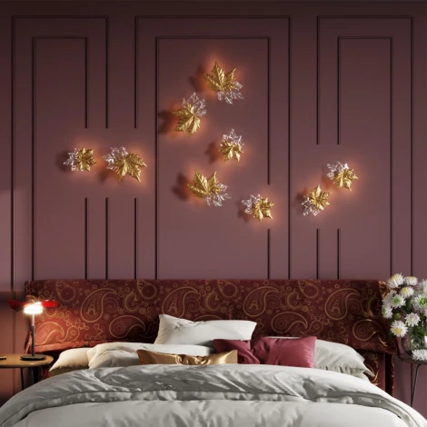 Настенный светильник Eva 4371/3WL Odeon Light (LED, 220V, листья)