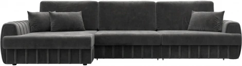 Диван угловой Лига-057 НПБ Лонг угол левый Лига Диванов (Велюр) арт.129306L