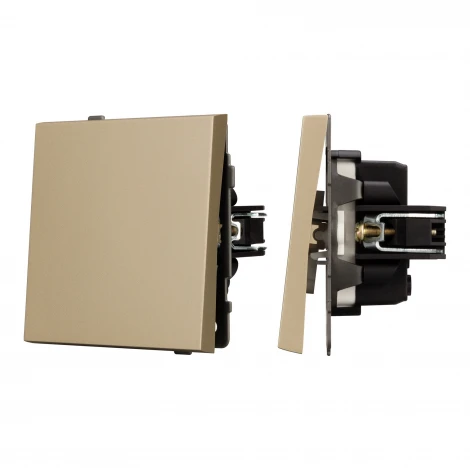 Механизм звонкового выключателя SWT-TENDO-MKR1-SFPL-GD (230V, 10A) (Arlight) 054588