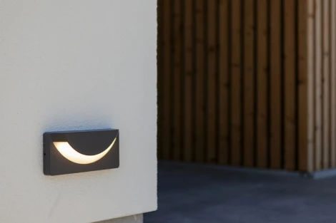 Настенный светильник уличный светодиодный Oasis Light GEOMETRY W4028-3K Gr (220V, IP54)