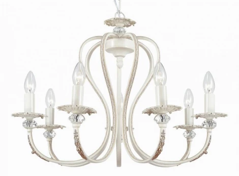 Подвесная люстра Lucia Tucci Salerno 138.7 (220V, на цепи, подсвечник, свеча)