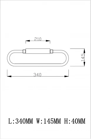 Настенный светильник светодиодный V2471-WL Duglas LED*13W