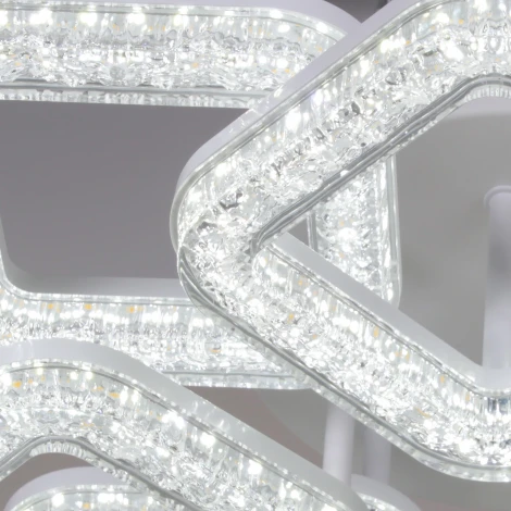 Потолочная люстра светодиодная на штанге с регулировкой цветовой температуры, яркости и ночным режимом Reluce 98290-0.3-04 WH