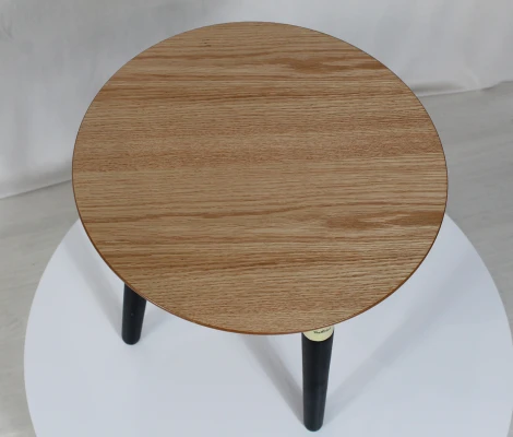 Столик журнальный SHT-CT17 дуб весенний/черное дерево/латунь Sheffilton 3540369201