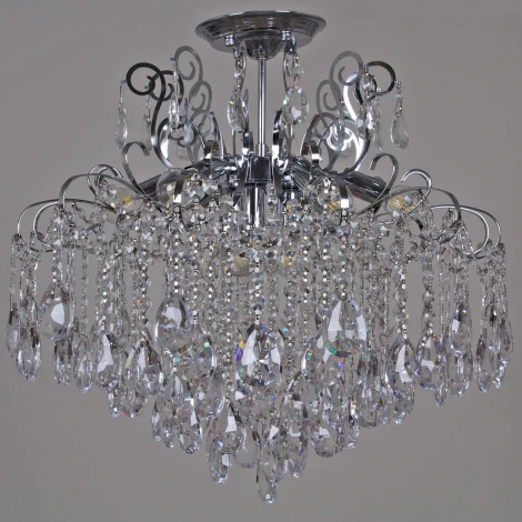 Потолочная люстра хрустальная на штанге Reluce 79030-0.3-600A CH