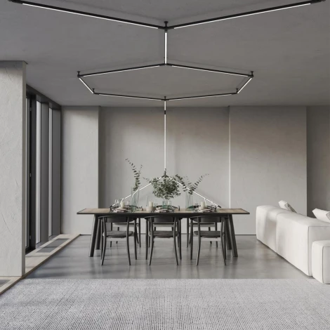 Светильник диммир. со сменой цв. температуры Novotech Glat 359372 IP20 LED 30W 48V 3 KONST (регулировка яркости, управление смартфоном, умный дом - Smart Life)