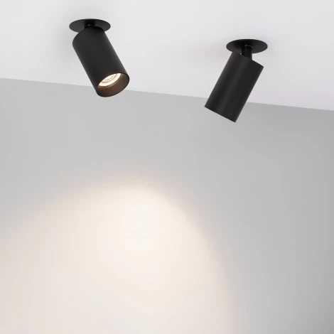 Встраиваемый точечный светильник SP-GABI-BUILT-FLAP-R50-9W Day4000 (BK, 60 deg, 230V) (Arlight, IP40 Металл) 052353 (LED)