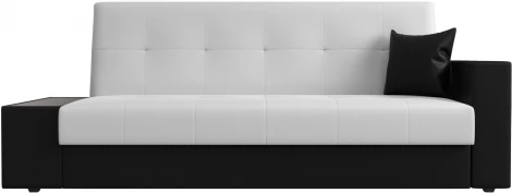 Диван-книжка Лига-020 стол слева (Белый,Черный/Экокожа) Лига Диванов арт.118539L