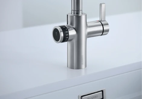 Смеситель Blanco Evol-S Volume 525211 для кухонной мойки, рычаг справа