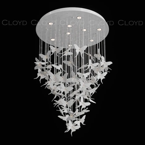 Потолочная люстра каскадная Cloyd Tropica 11531 (бабочки)