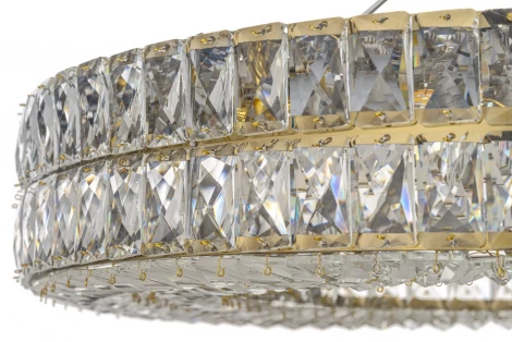 Подвесная люстра Arti Lampadari Sora E 1.5.80.100 G (220V, хрусталь, на тросе, круглые)