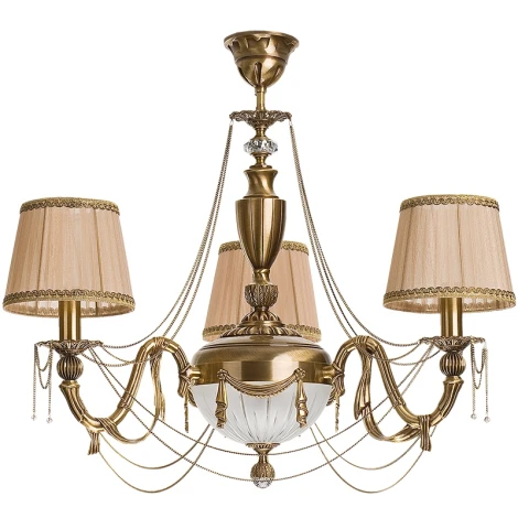 Потолочная люстра Kutek Baccara BAC-ZW-3+1(P/A)