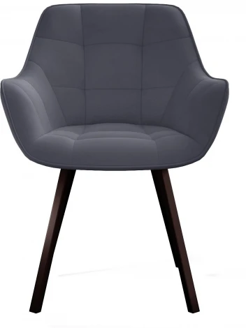 Стул 252 М поворотный, B28 ANTRACITE, ножки черные Dikline 00-00061884