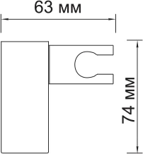Настенный держатель Wasserkraft A011