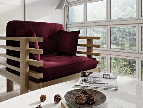 Кресло Arsko Стоун орех вишневый велюр