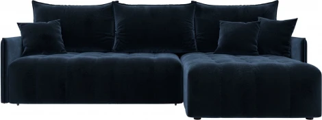 Диван угловой Лига-054 НПБ угол универсальный Лига Диванов (Велюр) арт.129035