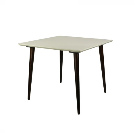 Стол обеденный Арника Ронда Мини 90, орех/слоновая кость