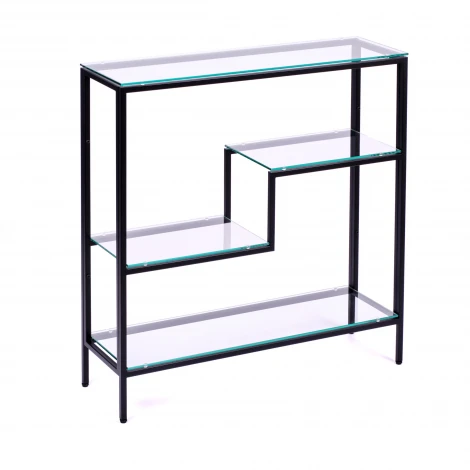 Консольный стол AllConsoles 1014-CB clear черный муар