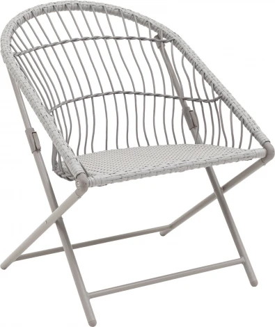 Комплект складной мебели для сада Stool Group Soley тёмно-серый арт.УТ000039923