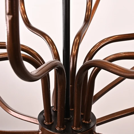 Подвесная люстра Cagie Dark Chocolate L8 By ImperiumLoft Cagie01 (220V, на цепи, свеча, шар)