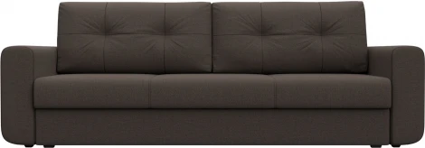 Диван прямой Лига-031 (Коричневый/Рогожка) Лига Диванов арт.122655