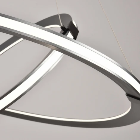 Подвесной светильник iLedex Vision 9225-8+5SD GR+BK (220V, на тросе)